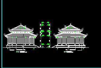 仿古道家大殿建筑設(shè)計圖紙免費下載 - 園林古建 - 土木工程網(wǎng)
